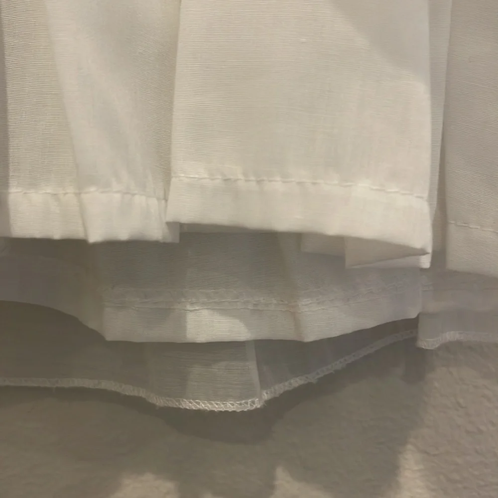 White Ruffle Sleeve Formal Dress for Girls